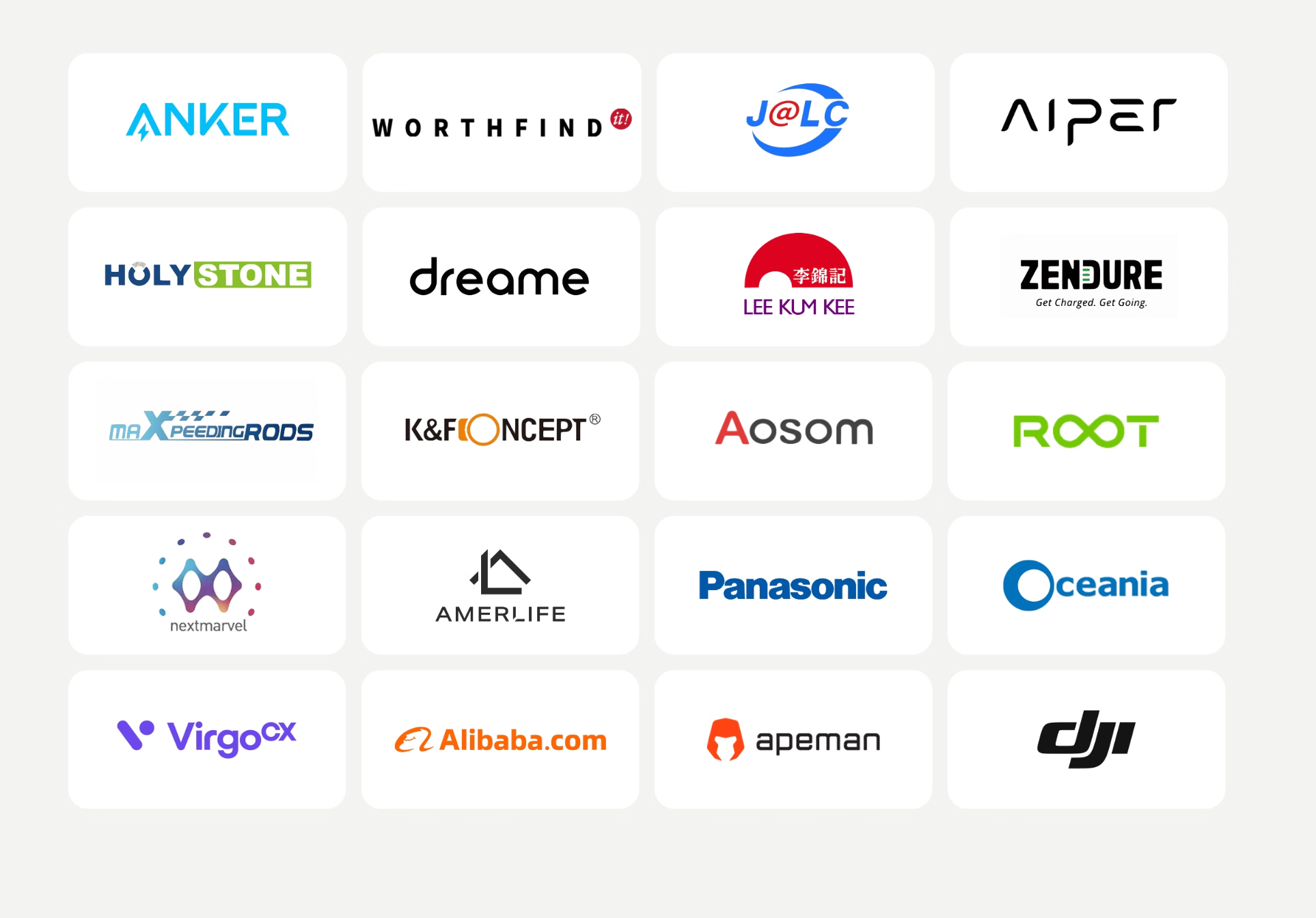 Solvea 品牌客户墙